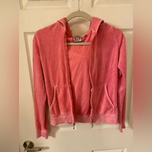 Juicy Couture size M Terry zip up top
